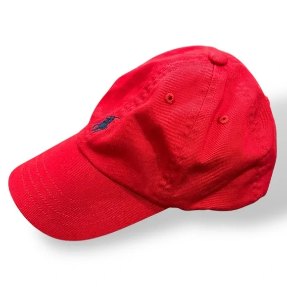 Ralph Lauren Red Baseball Cap 12-24 Months - Picture 2 of 7